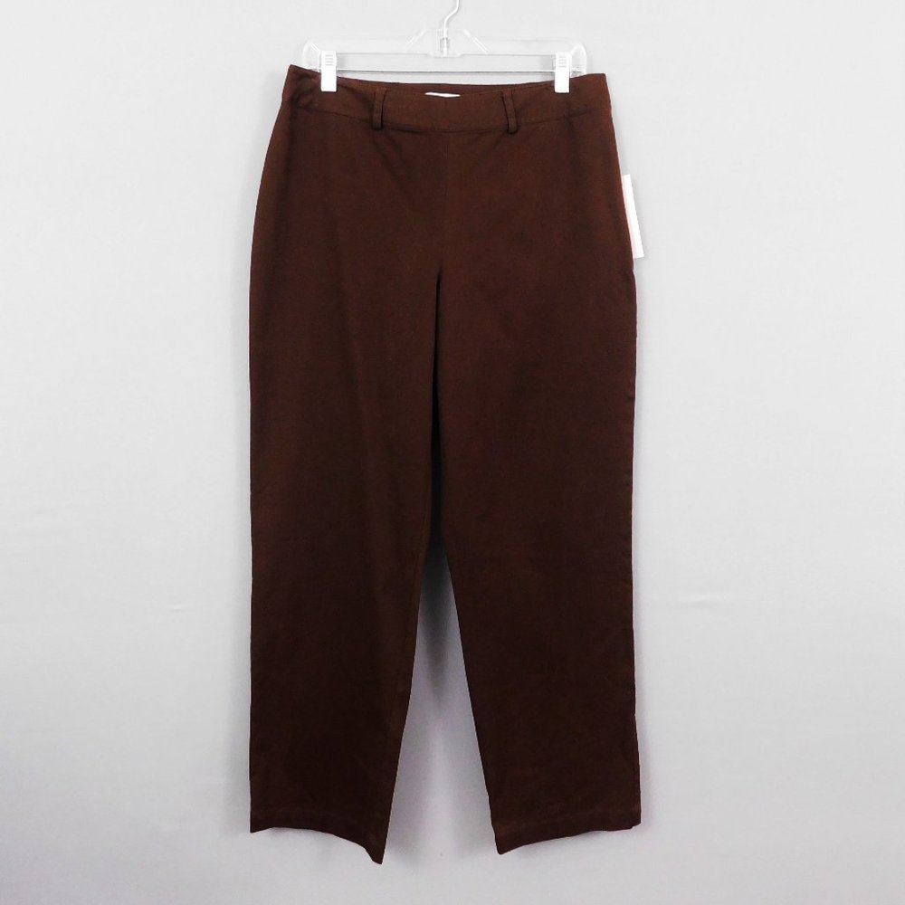 Northern Isles Women Pants Brown 10 New